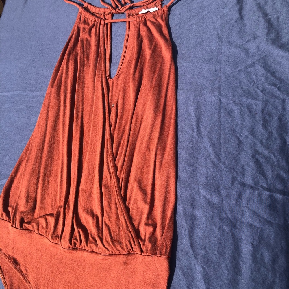 Rust colored bodysuit